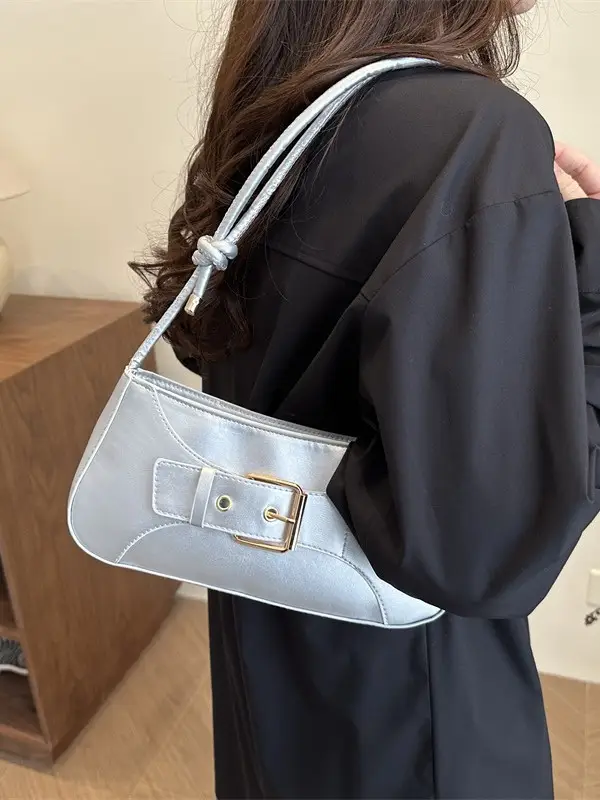 Women's Western Style Shoulder Bag White 2025 - Image 11