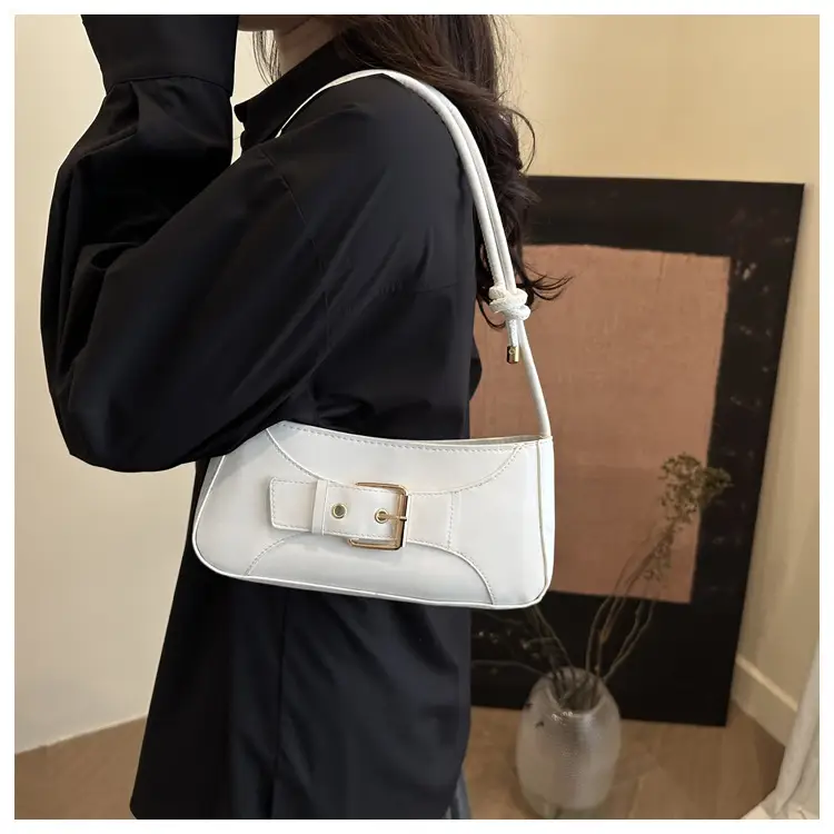 Women's Western Style Shoulder Bag White 2025 — feature 7