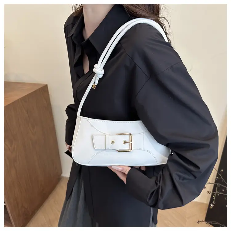 Women's Western Style Shoulder Bag White 2025 — feature 8