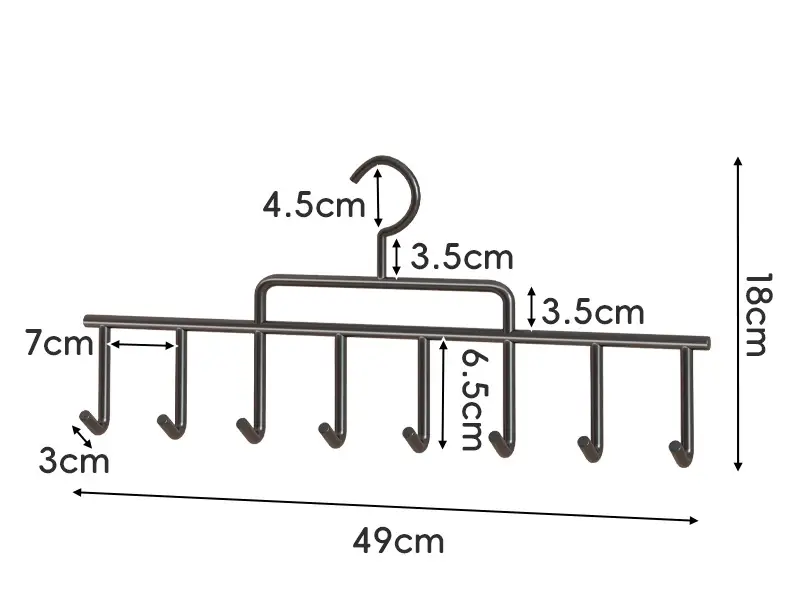 Underwear Hanger Rack for Home Dorms 49cm — feature 13