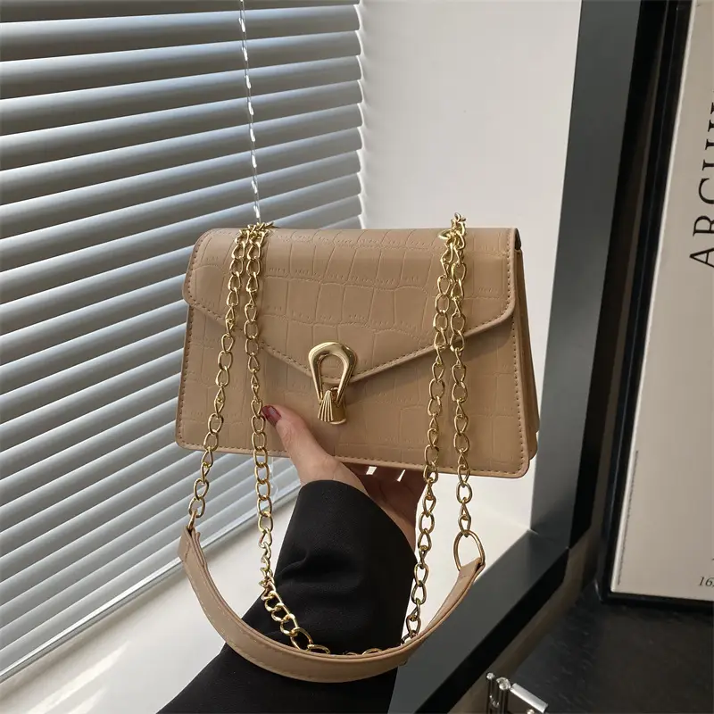 Women's Stone Pattern Chain Bag 2025 Summer - Image 7