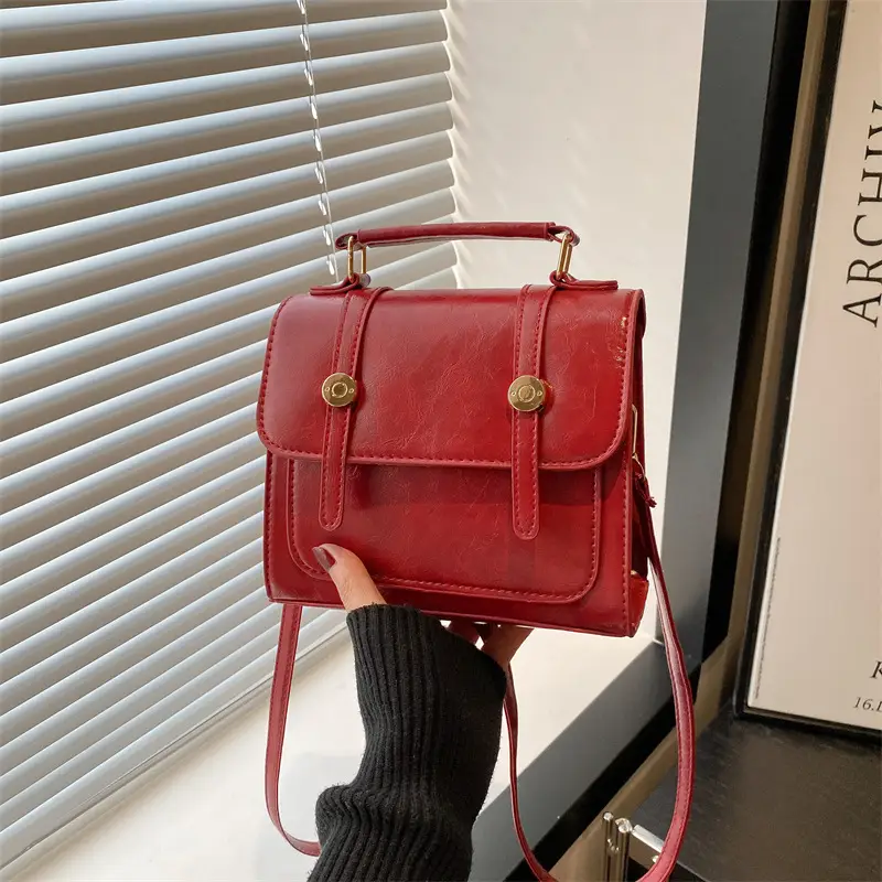 Women's 2025 Spring Shoulder Crossbody Bags Red White Brown Pink Black - Image 7