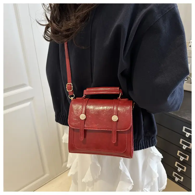 Women's 2025 Spring Shoulder Crossbody Bags Red White Brown Pink Black — feature 12