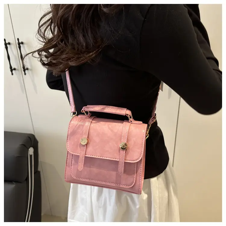 Women's 2025 Spring Shoulder Crossbody Bags Red White Brown Pink Black — feature 16