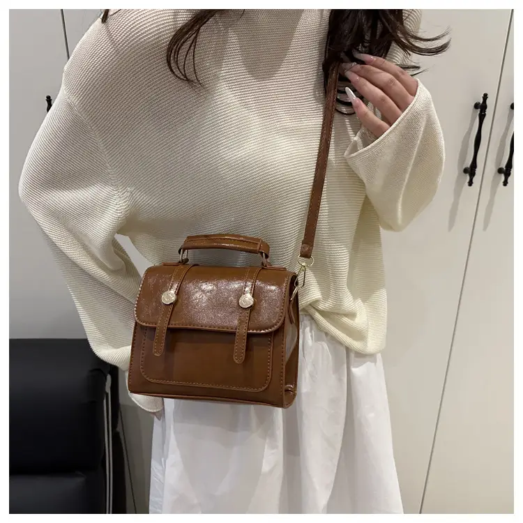 Women's 2025 Spring Shoulder Crossbody Bags Red White Brown Pink Black — feature 17