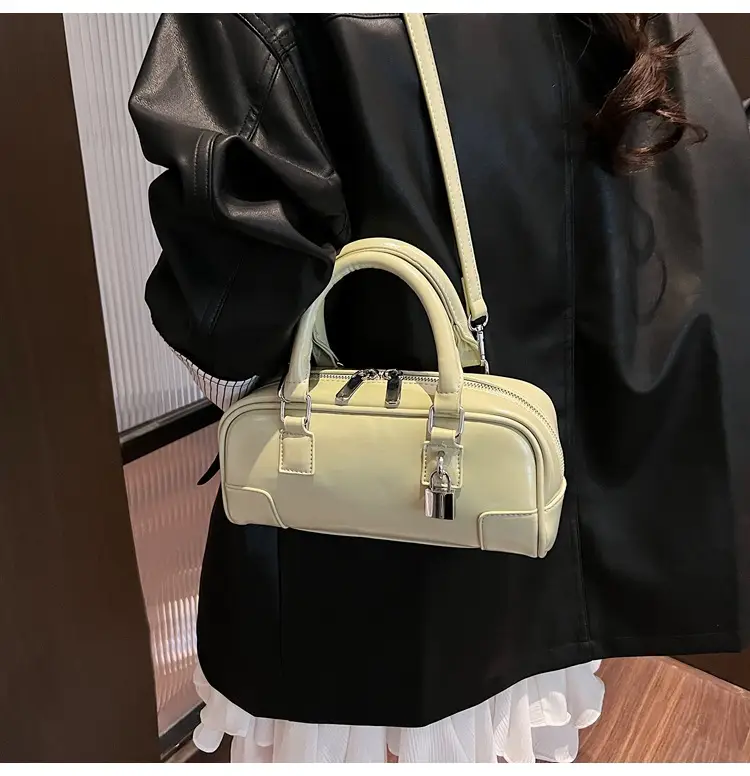 Women's White Leather Shoulder Crossbody Bag 2025 — feature 30