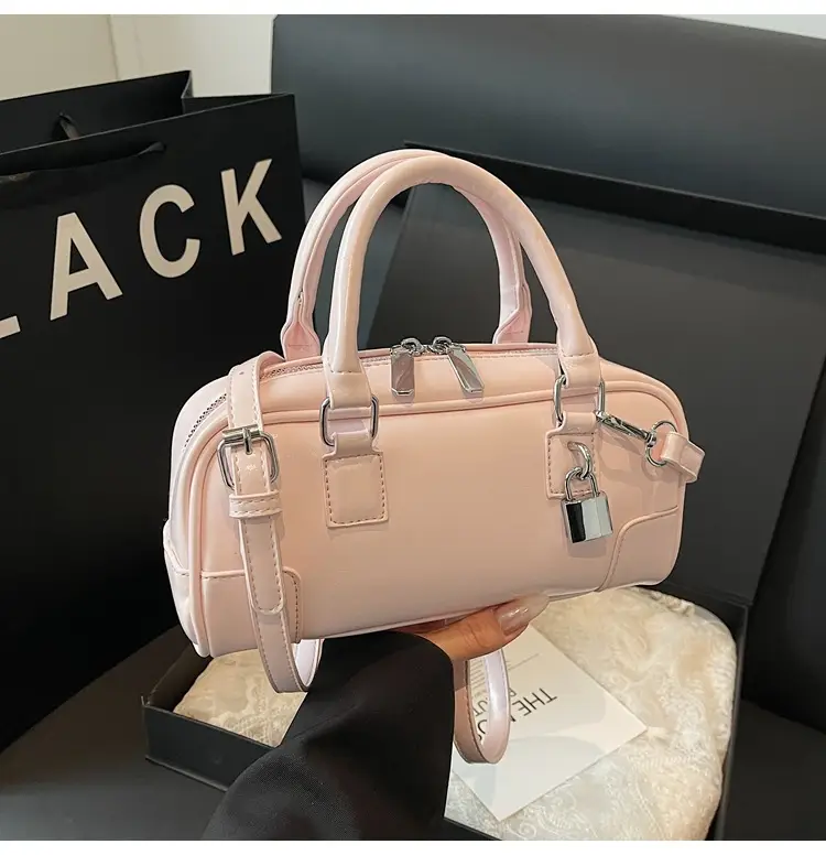 Women's White Leather Shoulder Crossbody Bag 2025 — feature 44