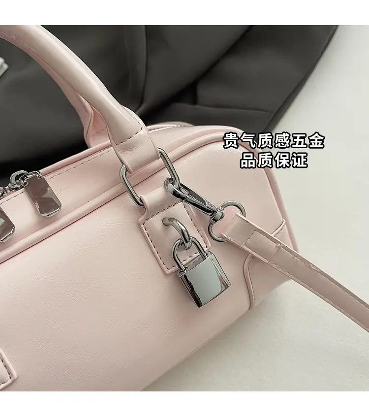 Women's White Leather Shoulder Crossbody Bag 2025 — feature 6