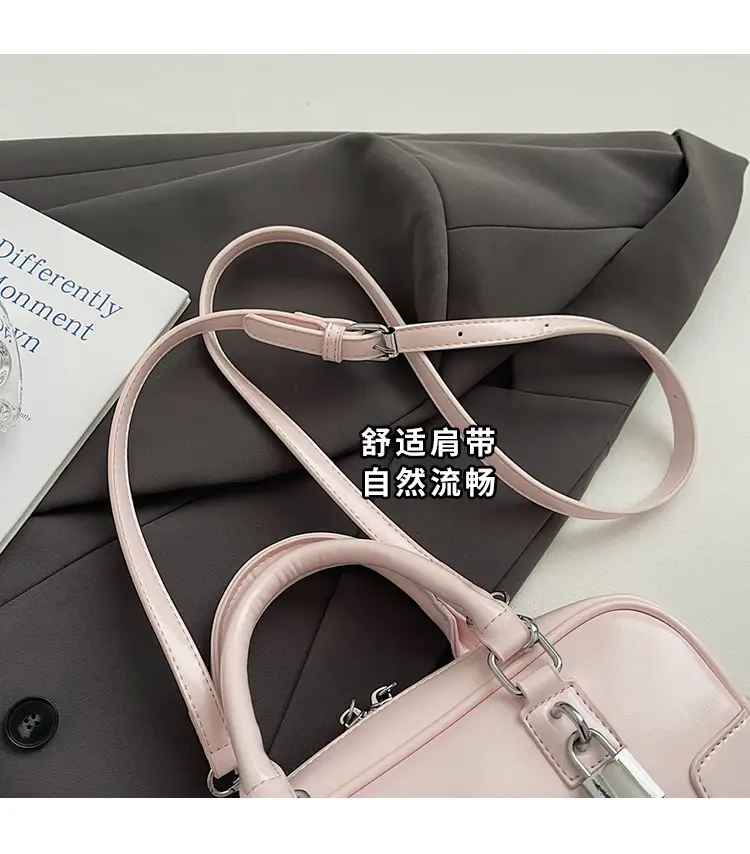 Women's White Leather Shoulder Crossbody Bag 2025 — feature 8