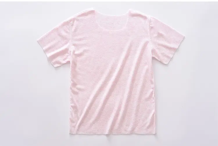 Children's T-Shirt Light Pink Short Sleeve — feature 12