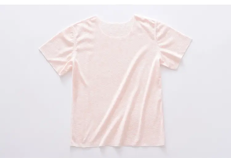 Children's T-Shirt Light Pink Short Sleeve — feature 14