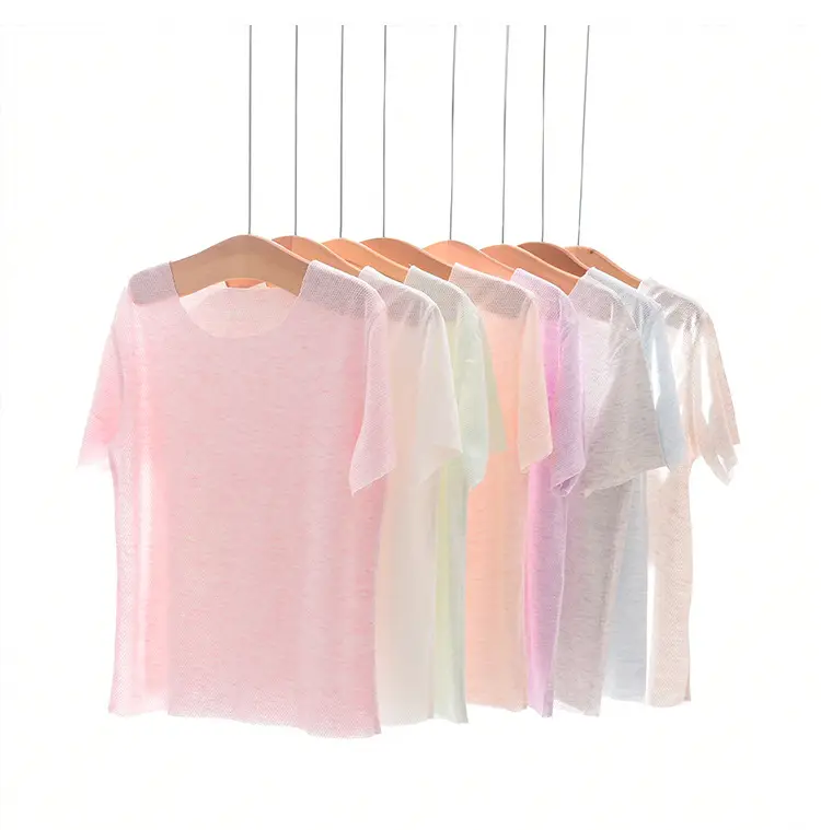Children's T-Shirt Light Pink Short Sleeve — feature 19