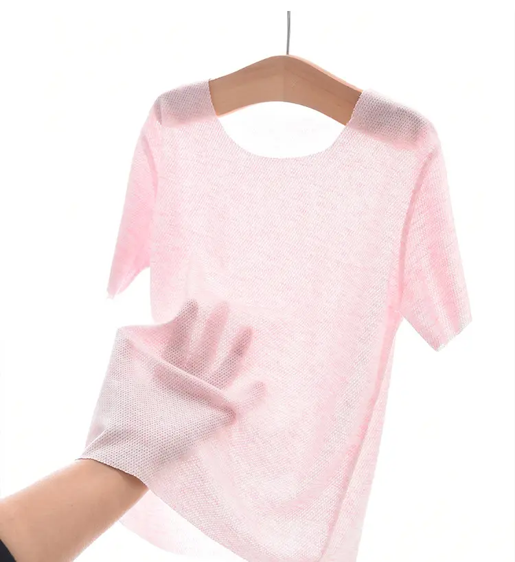 Children's T-Shirt Light Pink Short Sleeve — feature 22
