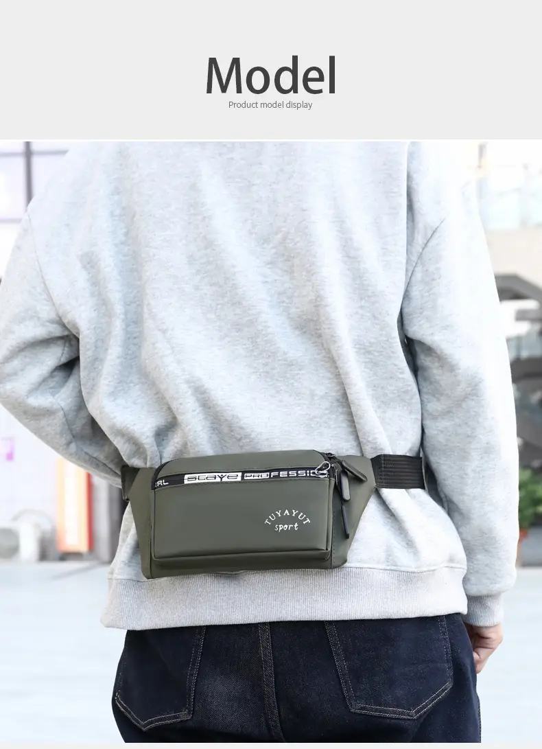 New Outdoor Sports Chest Bag Multifunctional Simple Commuting Fashion Shoulder Crossbody Bag Portable Mobile Phone Waist Bag — feature 26