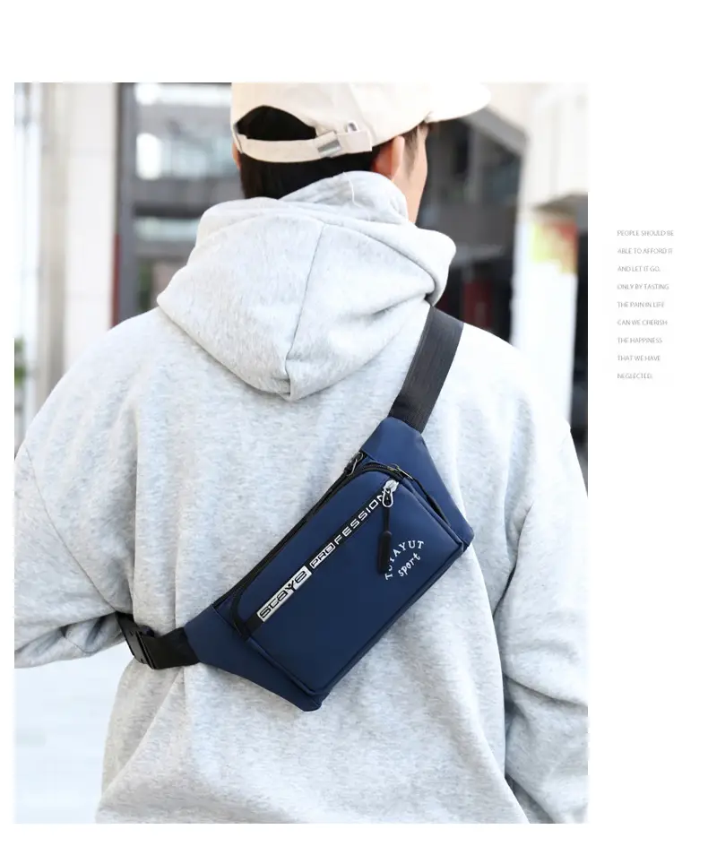 New Outdoor Sports Chest Bag Multifunctional Simple Commuting Fashion Shoulder Crossbody Bag Portable Mobile Phone Waist Bag — feature 32