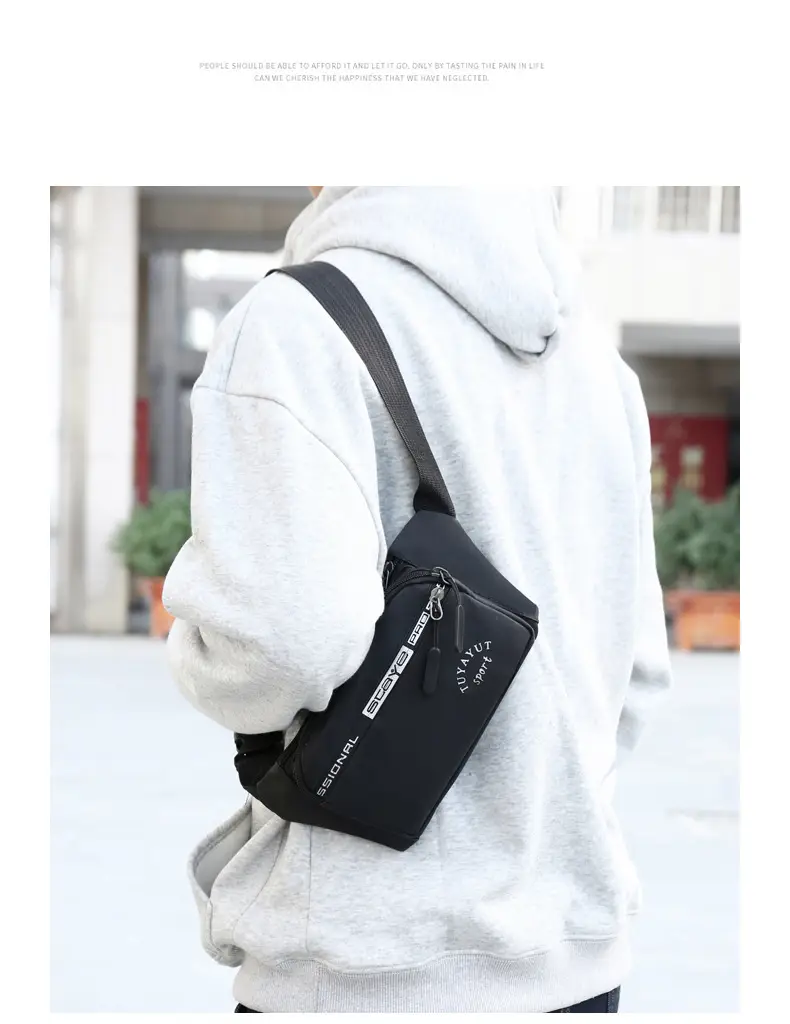 New Outdoor Sports Chest Bag Multifunctional Simple Commuting Fashion Shoulder Crossbody Bag Portable Mobile Phone Waist Bag — feature 33