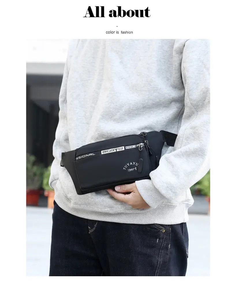 New Outdoor Sports Chest Bag Multifunctional Simple Commuting Fashion Shoulder Crossbody Bag Portable Mobile Phone Waist Bag — feature 34