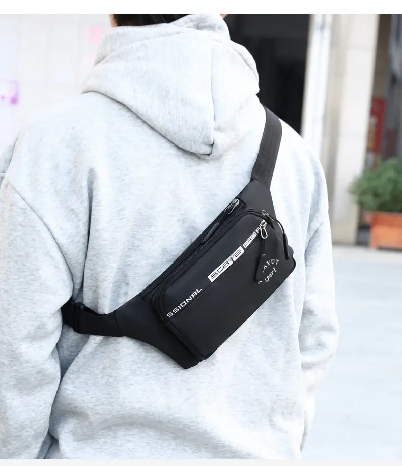 New Outdoor Sports Chest Bag Multifunctional Simple Commuting Fashion Shoulder Crossbody Bag Portable Mobile Phone Waist Bag — feature 35