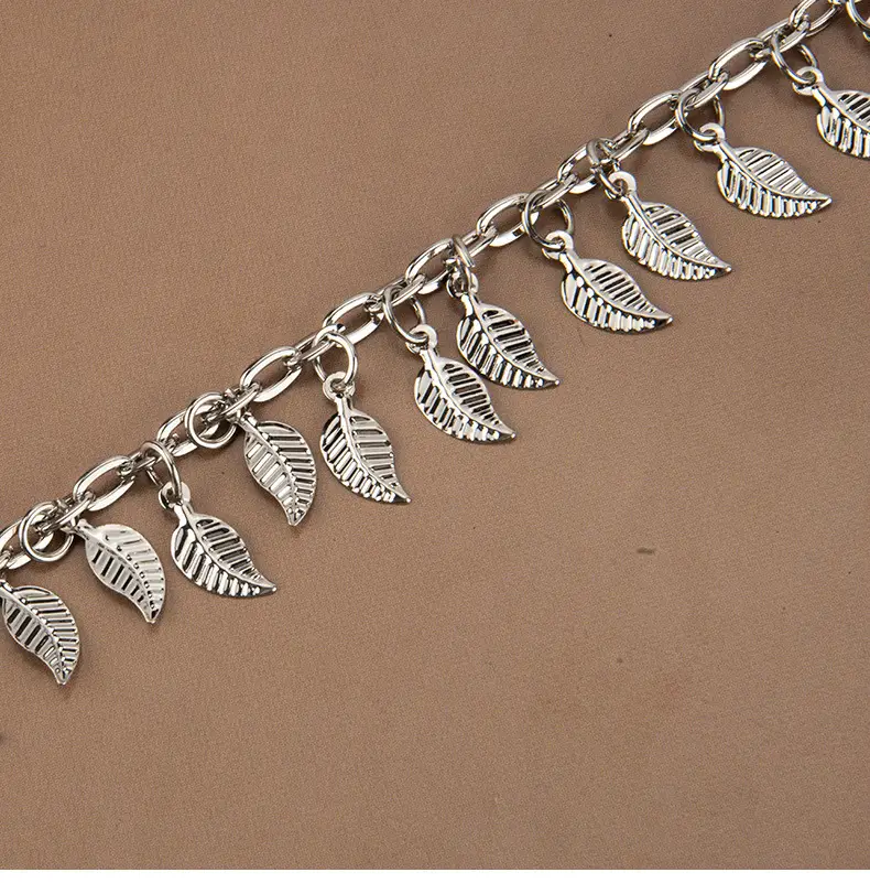 Gold Leaf Metal Waist Chain for Women — feature 8