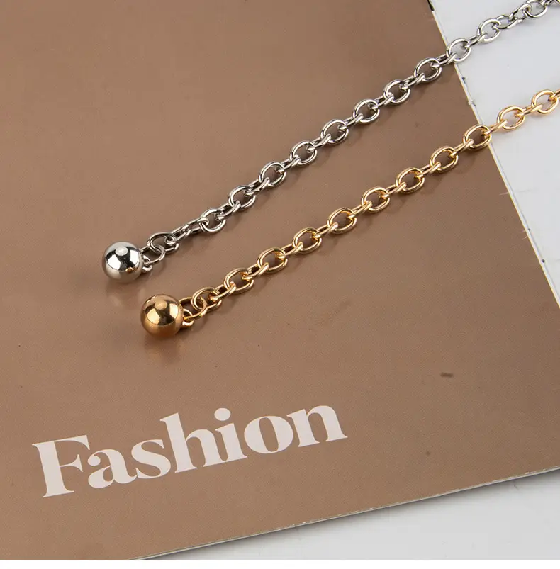 Gold Leaf Metal Waist Chain for Women — feature 9