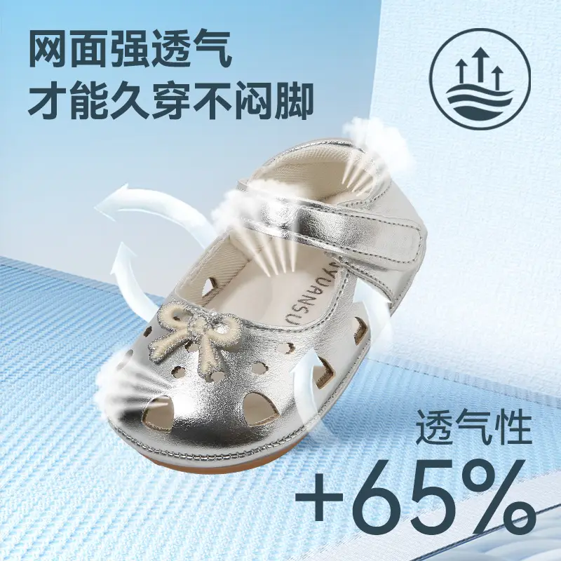 New Infant Summer Soft-Soled Baby Shoes 6-12 Months Princess Toddler Shoes One-Year-Old Female Baby Sandals Summer