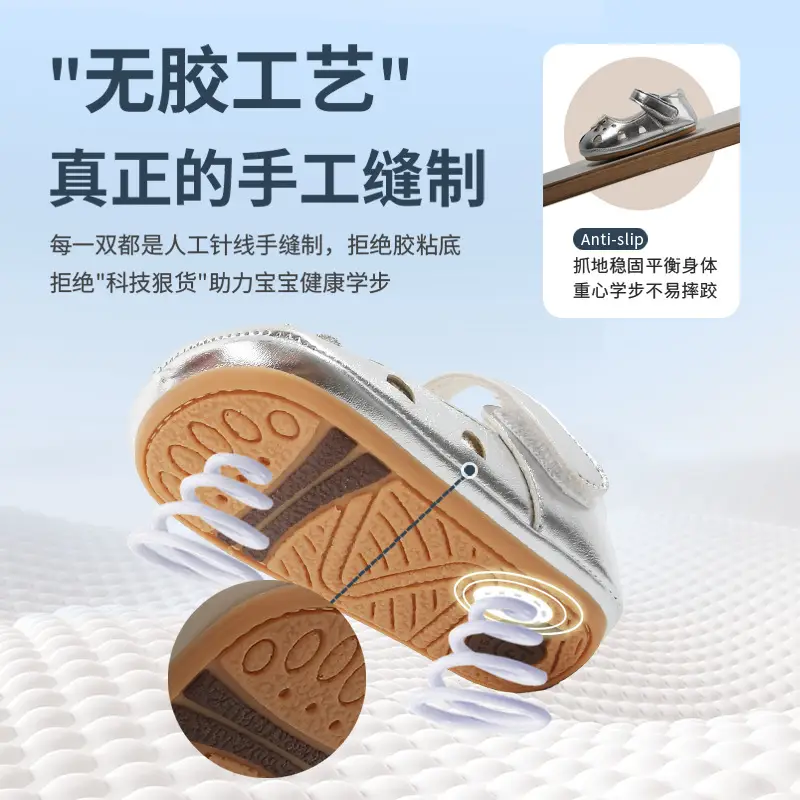 New Infant Summer Soft-Soled Baby Shoes 6-12 Months Princess Toddler Shoes One-Year-Old Female Baby Sandals Summer
