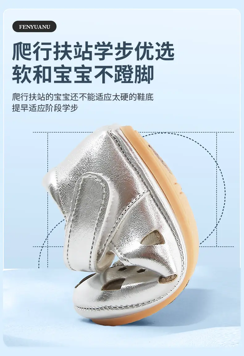New Infant Summer Soft-Soled Baby Shoes 6-12 Months Princess Toddler Shoes One-Year-Old Female Baby Sandals Summer — feature 18