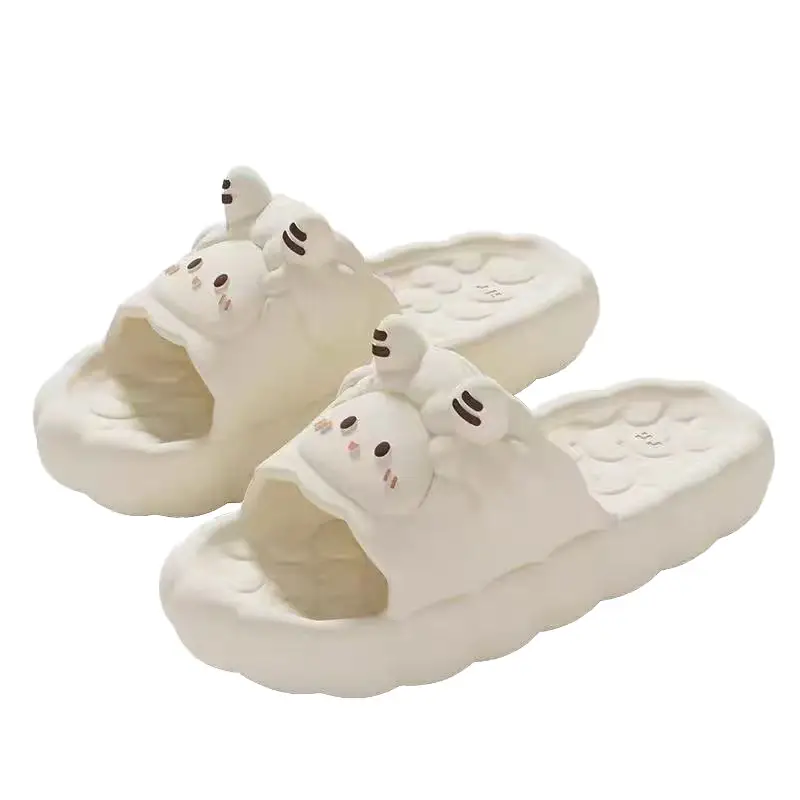 Girls' Heart Summer Home Slippers Women's Cartoon Little Cotton Sheep EVA Non-slip Non-smelly Feet Cool Feet Feeling Indoor Comfort