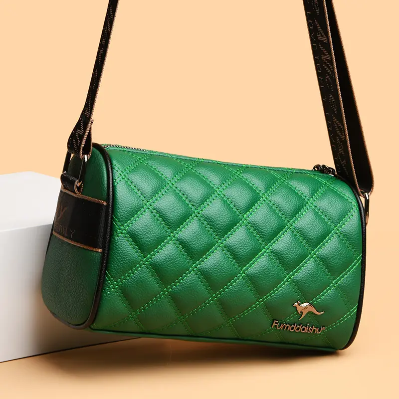 Black Quilted Women's Shoulder Bag 2025 New - Image 6
