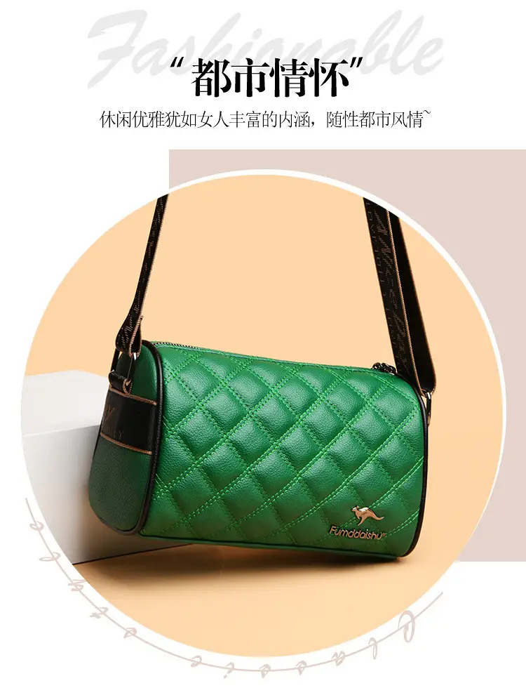 Black Quilted Women's Shoulder Bag 2025 New — feature 2