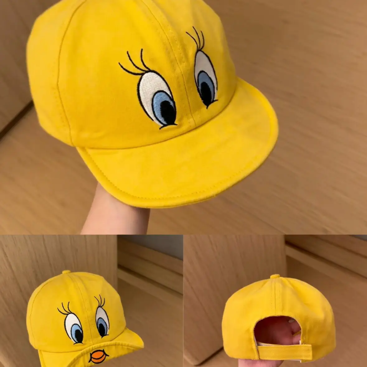 Yellow Cartoon Duck Baseball Cap for Kids - Image 5