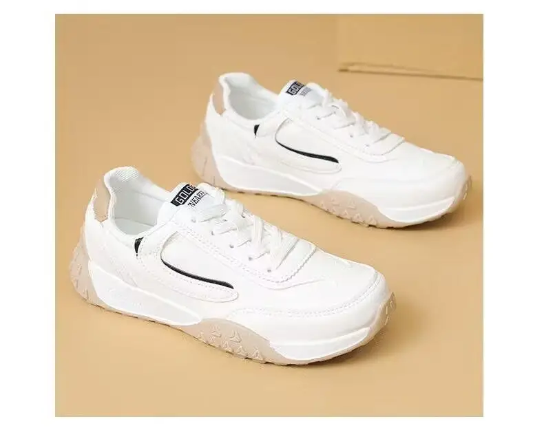 Women's White Casual Chunky Sneakers for Driving & Daily Wear — feature 8