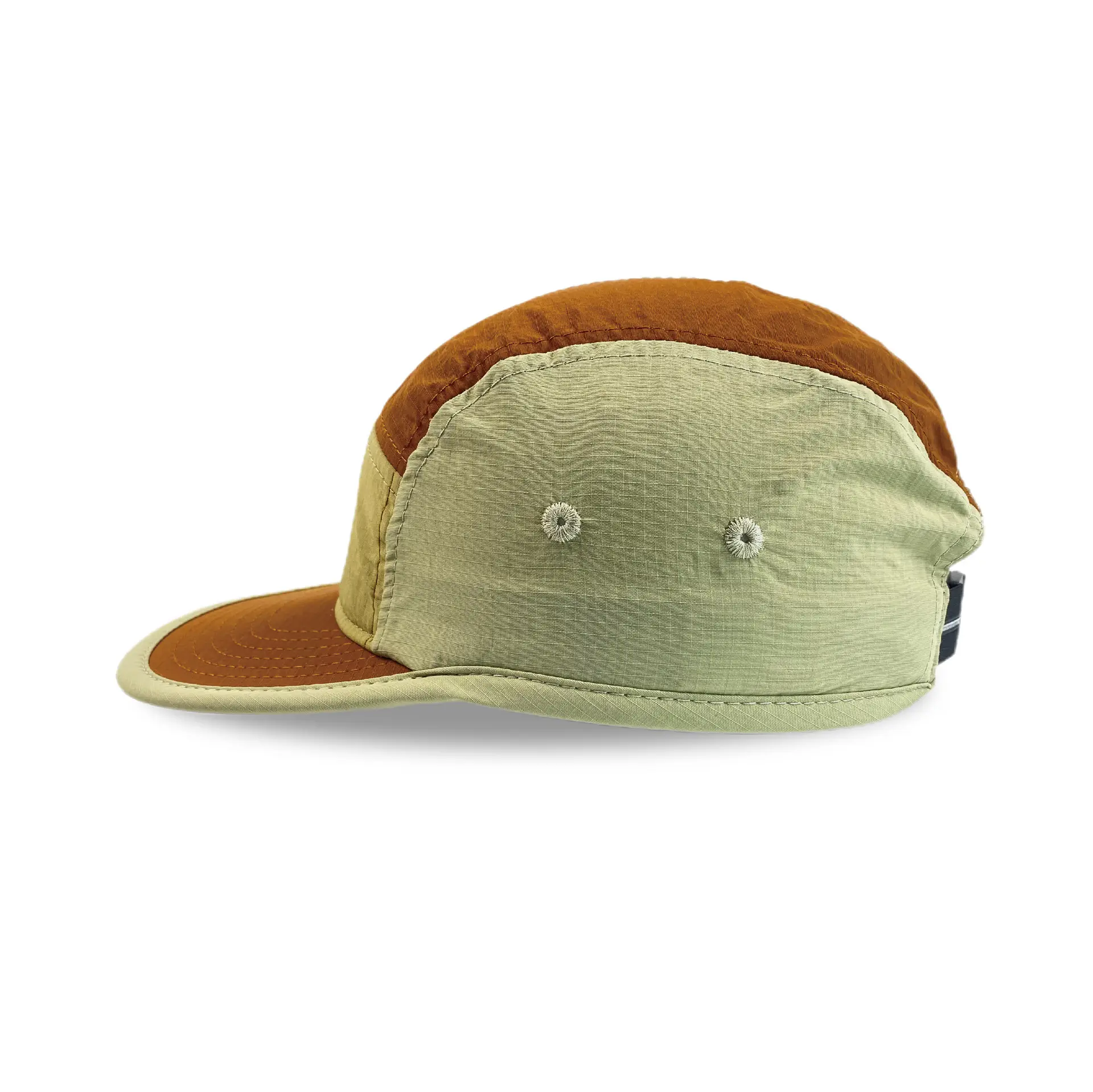 Japanese Niche Flat Brim Five-piece Hat Color Matching Outdoor Cap Spring and Summer Fashional Baseball Cap Women's Quick-drying Fabric Hat - Image 4