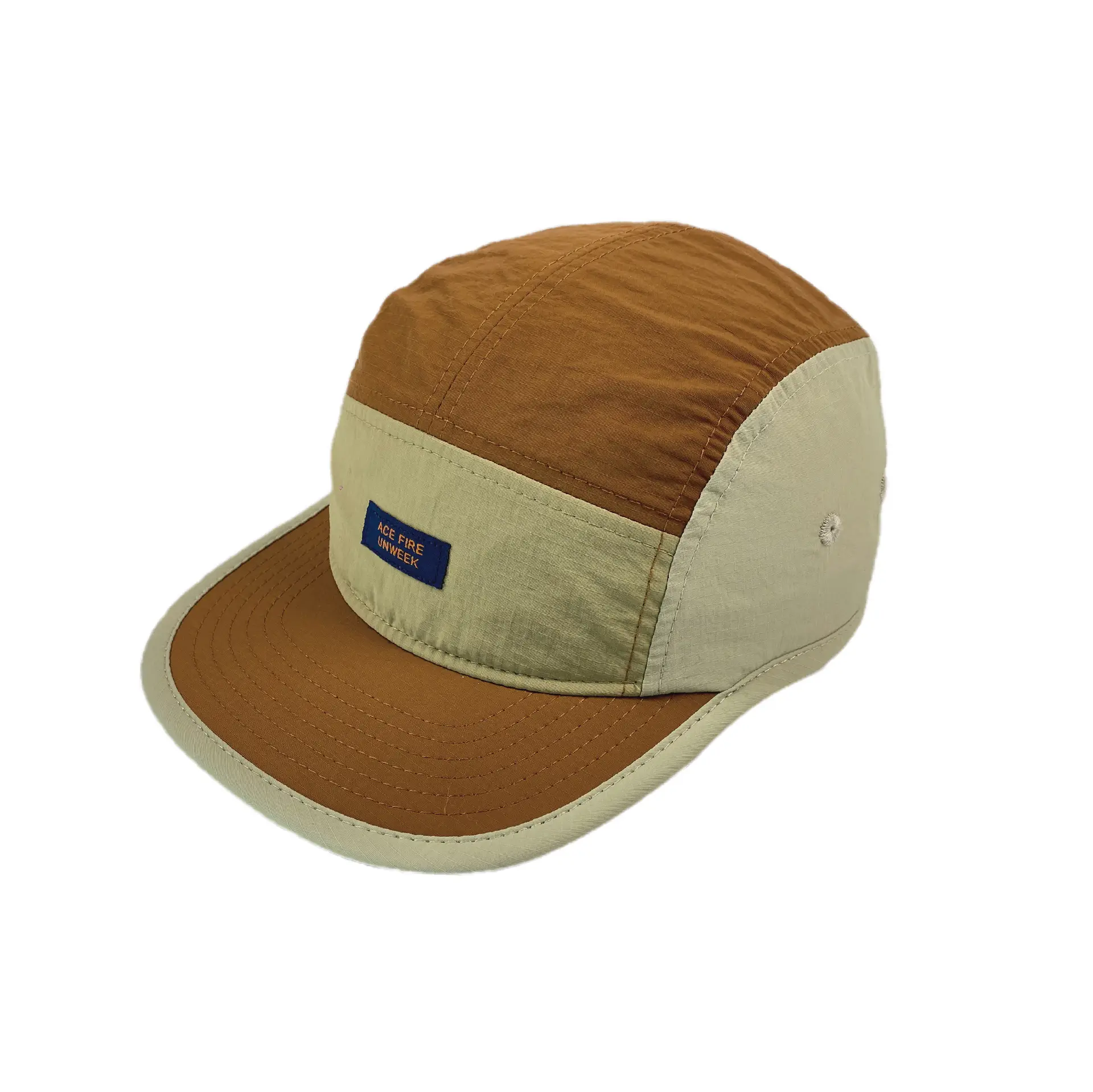 Japanese Niche Flat Brim Five-piece Hat Color Matching Outdoor Cap Spring and Summer Fashional Baseball Cap Women's Quick-drying Fabric Hat - Image 6