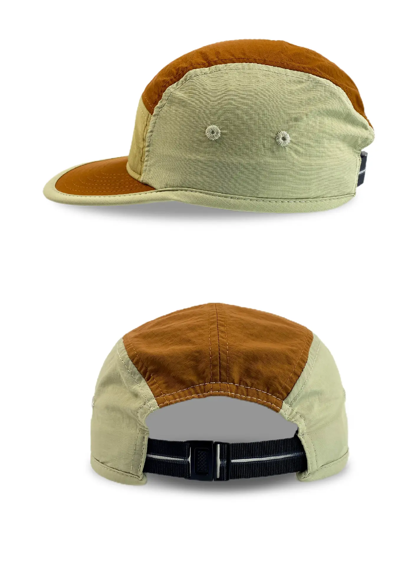 Japanese Niche Flat Brim Five-piece Hat Color Matching Outdoor Cap Spring and Summer Fashional Baseball Cap Women's Quick-drying Fabric Hat — feature 5