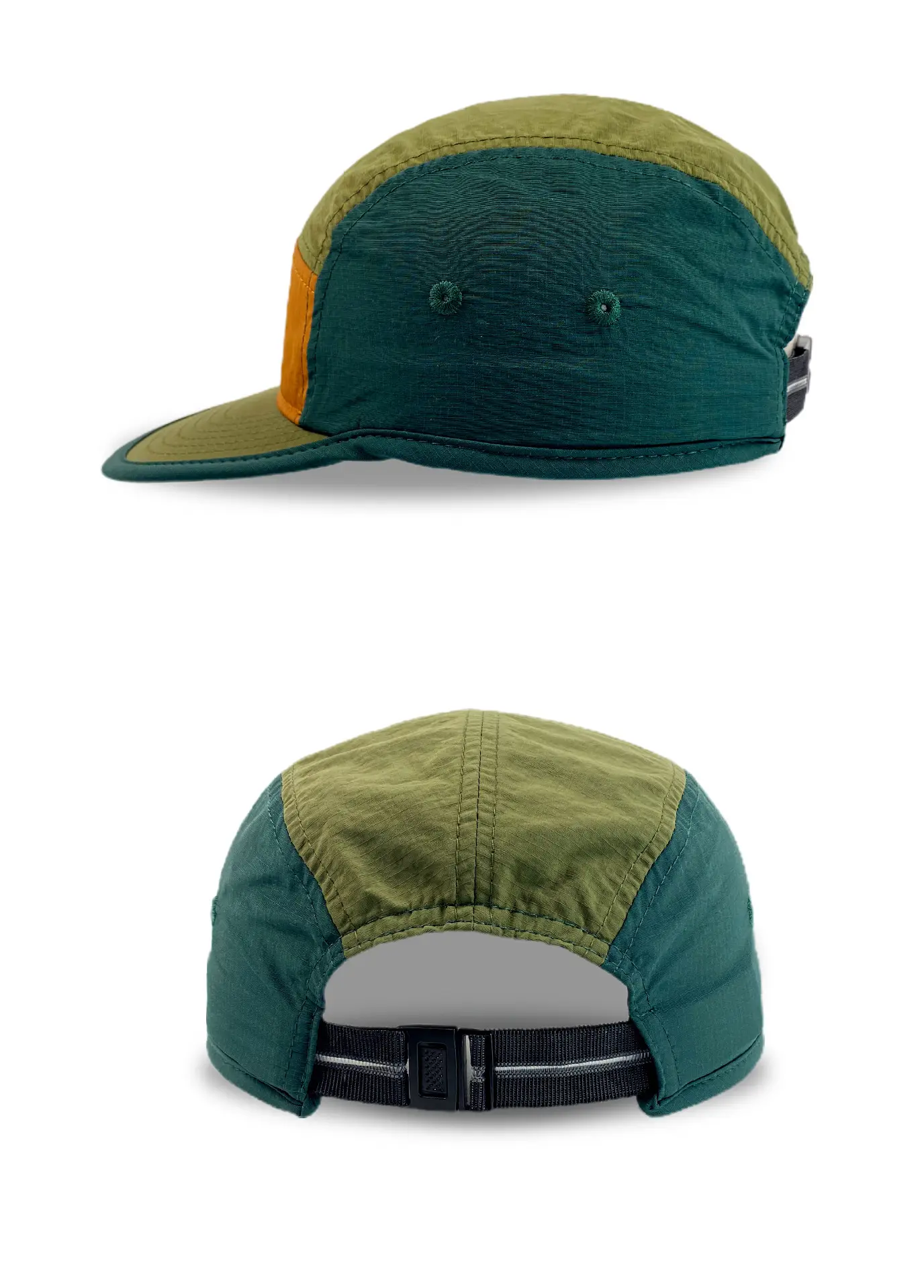 Japanese Niche Flat Brim Five-piece Hat Color Matching Outdoor Cap Spring and Summer Fashional Baseball Cap Women's Quick-drying Fabric Hat — feature 7