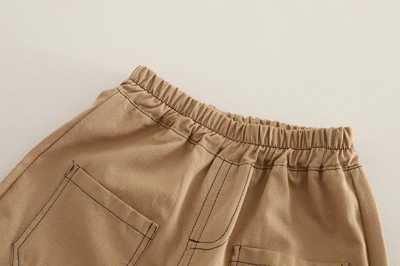 Boys Striped Shorts T-Shirt Set Summer Casual — feature 10