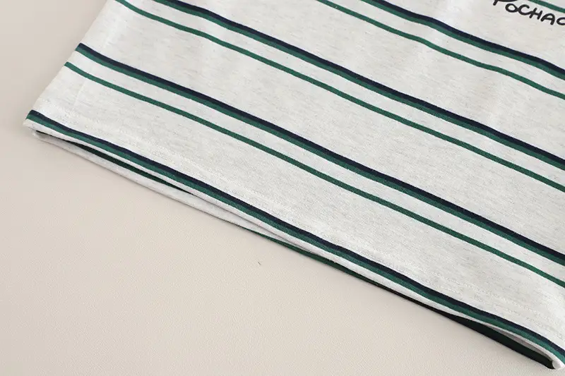 Boys Striped Shorts T-Shirt Set Summer Casual — feature 8