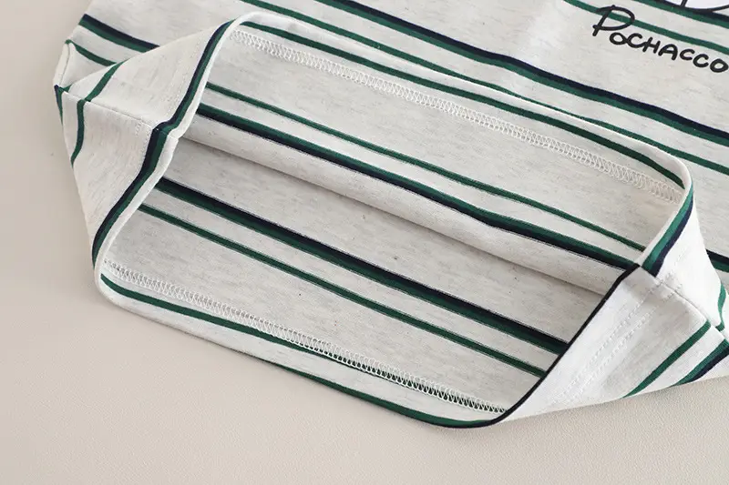 Boys Striped Shorts T-Shirt Set Summer Casual — feature 9