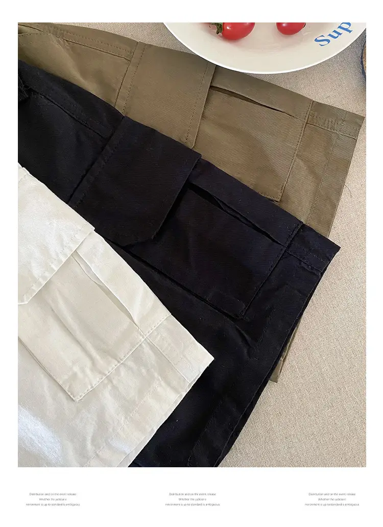 Kids Olive Green Cargo Shorts Middle Large — feature 17