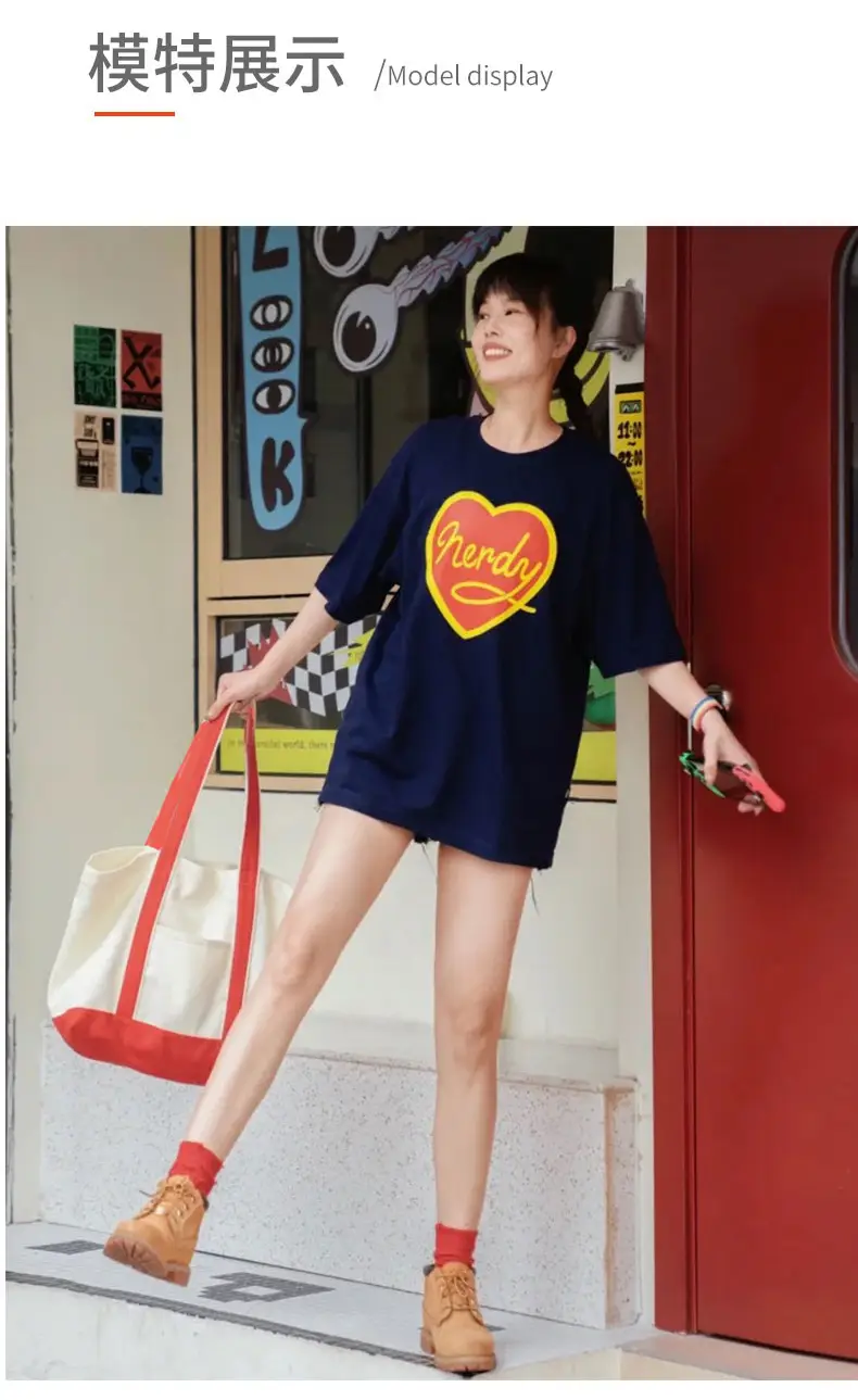 Cross-Border Cotton Tote Bag Large Capacity Women's Shoulder Bag — feature 15