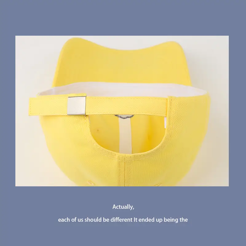 Yellow Letter Embroidered Baseball Cap for Men Women — feature 21
