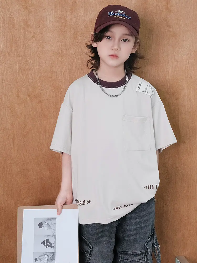 Boys Short Sleeve Casual T-Shirt Summer 2026 - Image 4