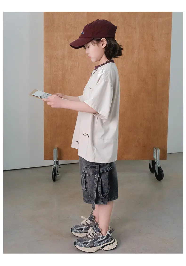 Boys Short Sleeve Casual T-Shirt Summer 2026 — feature 19