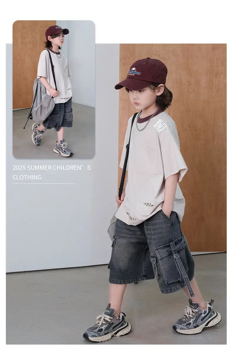 Boys Short Sleeve Casual T-Shirt Summer 2026 — feature 8