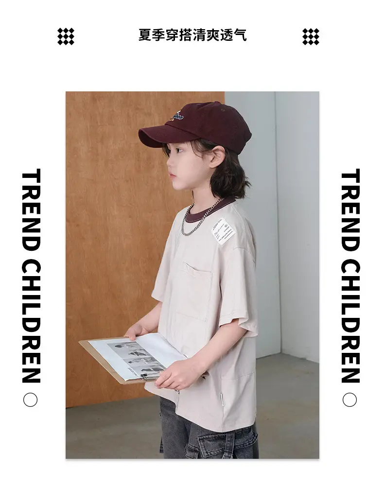 Boys Short Sleeve Casual T-Shirt Summer 2026 — feature 9