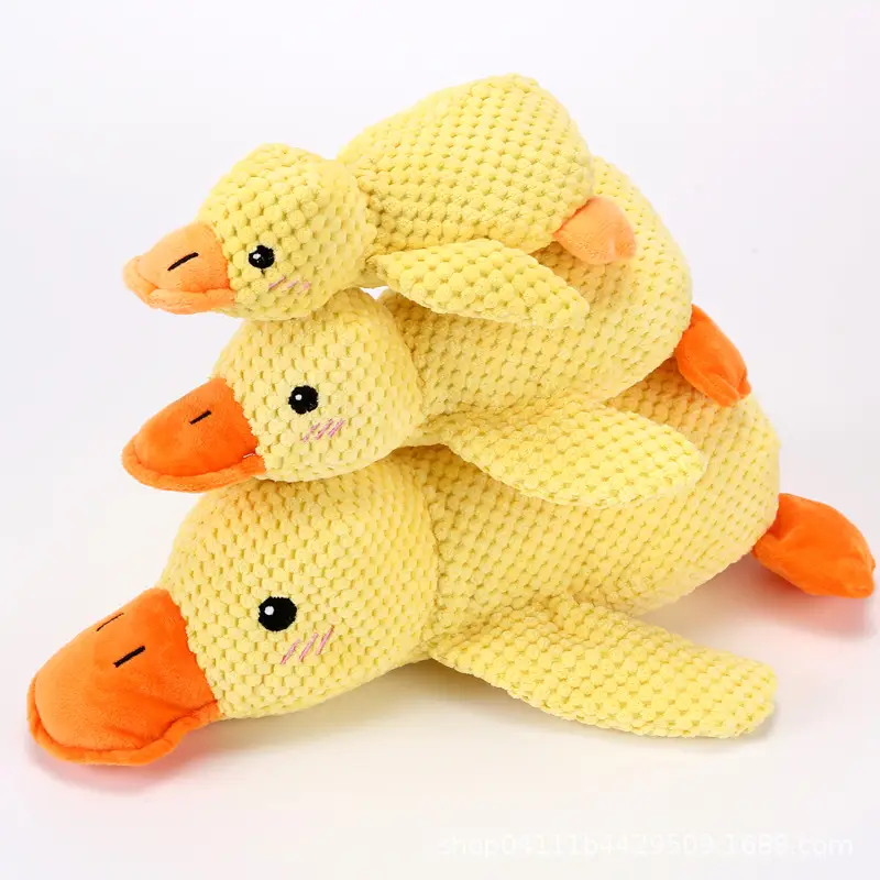 Dog Plush Toy, Bite-Resistant, Sleeping Duck, Sounding Dog Toy, Self-Pleasure and Boredom Relief Artifact, Dog Molar Pet Toy