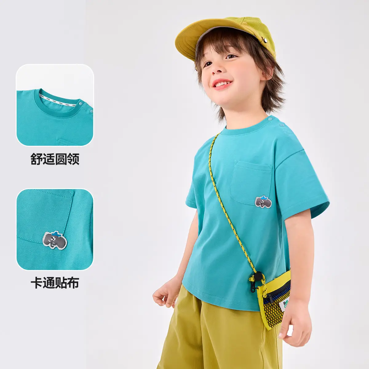 Dudu Boys T-Shirt Blue Short Sleeve Summer Style - Image 6