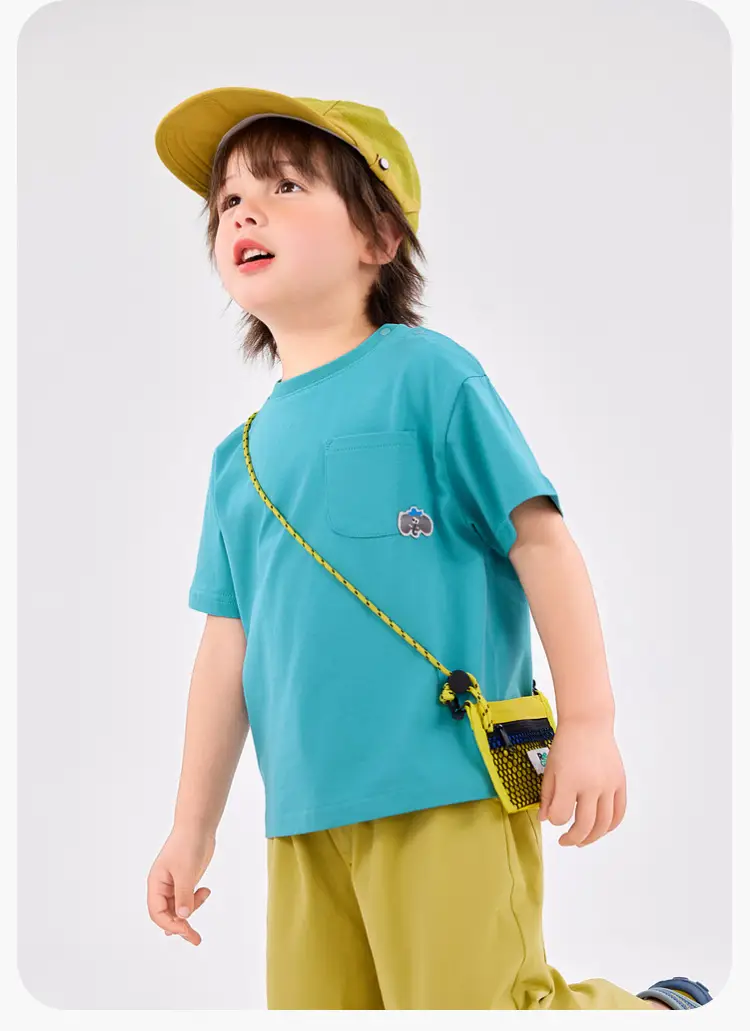 Dudu Boys T-Shirt Blue Short Sleeve Summer Style — feature 11