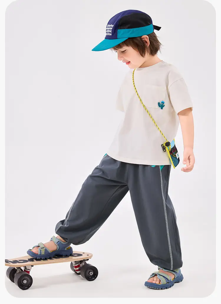 Dudu Boys T-Shirt Blue Short Sleeve Summer Style — feature 21